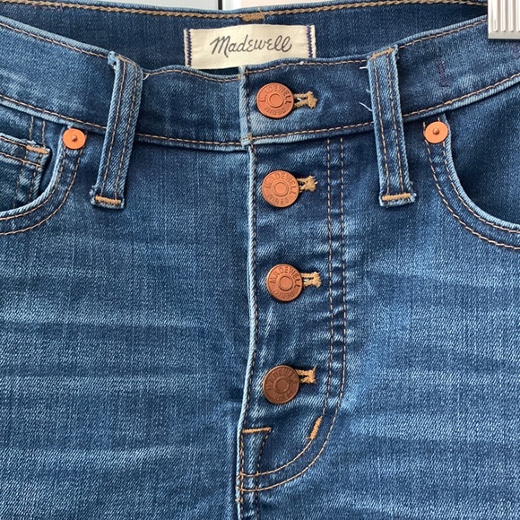 Madewell 10” High Rise Skinny Crop Jeans - Picture 2 of 7